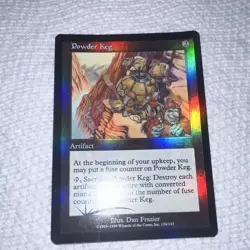 Wizards of the Coast MTG Powder Keg Urza's Destiny English Foil Rare #136/143 - Image 1