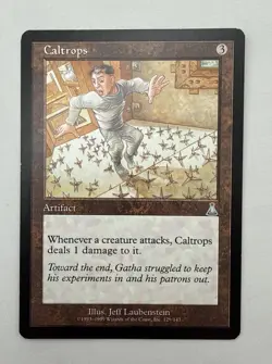 Caltrops x1 MTG Urza's Destiny 1x Magic Excellent Light Play EX LP - Image 1