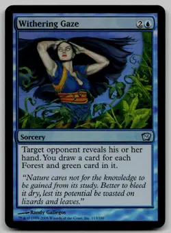 Withering Gaze U 9th Edition 113 NM FOIL - Image 1