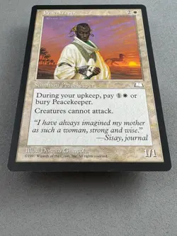Peacekeeper MtG Weatherlight—Lightly Played EX+—Vintage Magic RESERVE LIST - Image 3