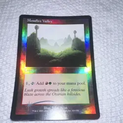 Wizards of the Coast MTG Mossfire Valley Odyssey English Foil Rare #321/350 - Image 2
