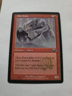 Mire Kavu SIGNED By Wayne England Mtg Magic The Gathering - Image 1