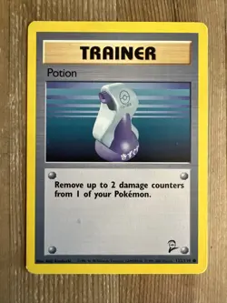 Pokemon TCG Potion Base Set 2 122/130 Regular Unlimited Common MP - Image 1