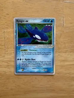 Pokemon TCG Crystal Guardians Holo Rare Kyogre EX 95/100 MP Condition MP/HP - Image 1