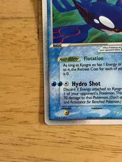 Pokemon TCG Crystal Guardians Holo Rare Kyogre EX 95/100 MP Condition MP/HP - Image 5