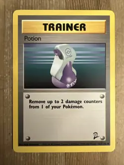 Pokemon TCG Potion Base Set 2 122/130 Regular Unlimited Common NM - Image 1
