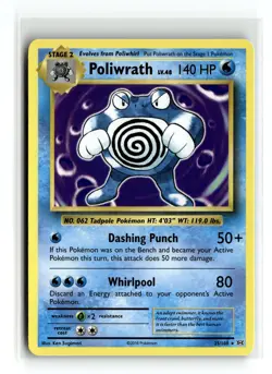 Poliwrath - 25/108 (XY Evolutions) 025/108 Rare Deck Exclusives Pokemon NM - Image 1