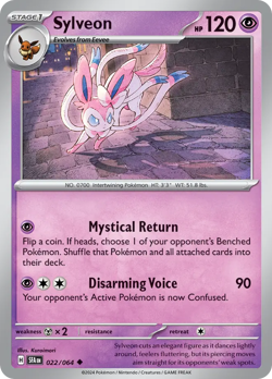 Sylveon 022/064 UC Shrouded Fable Pokemon NM/M - Image 1