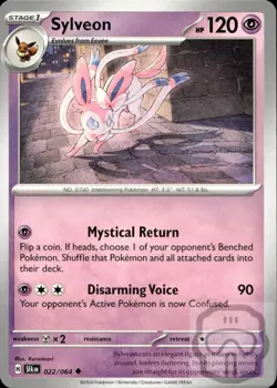 Sylveon 022/064 UC Shrouded Fable Pokemon NM/M - Image 3