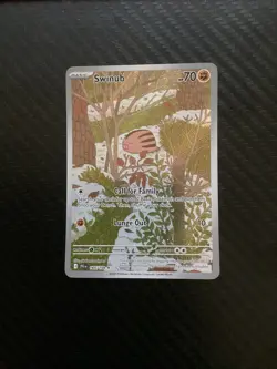 Swinub 165/159 Illustration Rare Journey Together English Pokemon TCG NM - Image 1