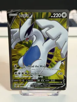 Pokemon TCG Lugia V 185/195 Silver Tempest Ultra Rare Full Art Holo 220 HP EN - Image 1