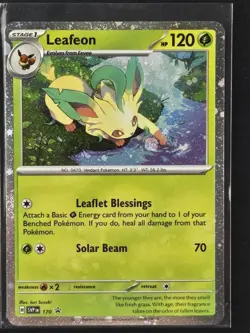 Leafeon (Cosmos Holo) 170 Holo Scarlet & Violet Promo Pokemon NM - Image 1