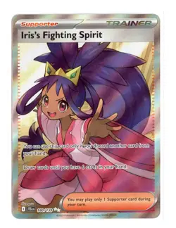 Iris's Fighting Spirit 180/159 Ultra Rare Holo SV09: Journey Together Pokemon NM - Image 1
