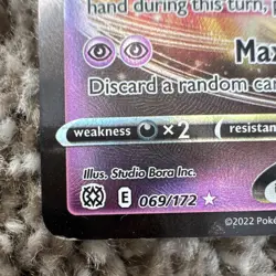 Pokemon TCG Mimikyu VMAX 069/172 Brilliant Stars Holo English 300 HP (2022) - Image 3