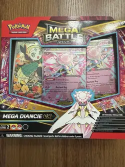 Pokemon TCG Mega Battle Deck Mega Diancie EX MELOETTA IR PROMO NEW/Sealed - Image 1