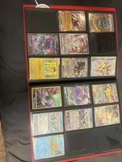 Pokemon cards in pokemon binder. - Image 3