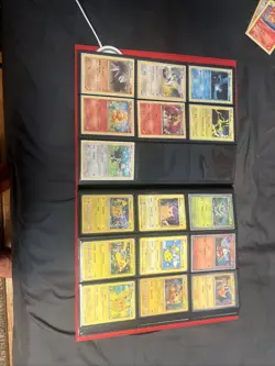 Pokemon cards in pokemon binder. - Image 4
