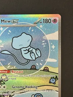 Mew Ex 232/091 Paldean Fates Special Illustration Rare Pokemon - Image 3