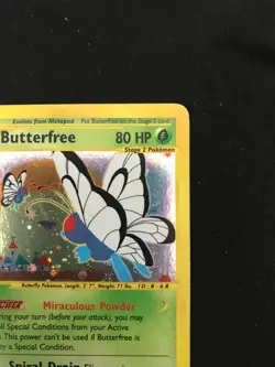 Butterfree 005/165 Expedition Base Set Holo Ultra Rare Pokemon TCG Nintendo MP - Image 4