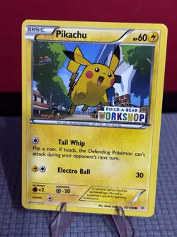 Pikachu 20/108 Build-a-Bear Workshop Promo LP/NM Pokemon - Image 1