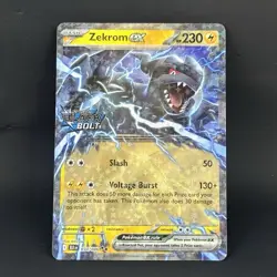 Pokemon Zekrom EX 034/086 NM Black Bolt Scarlet & Violet Stamp Stamped Promo - Image 1