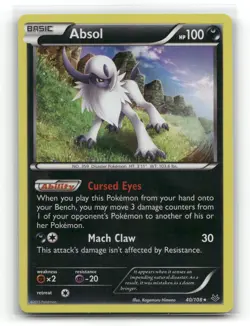 Absol 40/108 Holo Rare Roaring Skies Pokemon Holo LP - Image 1