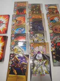 2008 Bakugan Battle Brawlers Cards - Lot of 52 - 18 Metal Gate Cards - Rulebooks - Image 4