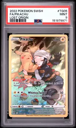 PSA 9 Pikachu TG05/TG30 Lost Origin - Image 1