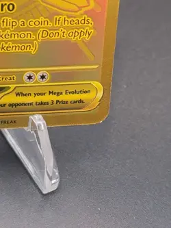 Mega Zygarde ex 124/088 Gold Mega Hyper Rare Perfect Order-Pokemon JUST PULLED - Image 3