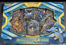 1x 2017 Pokemon Kingdra EX Box 4 Booster Packs Oversized Promo Minty Box - Image 1