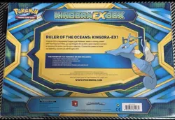 1x 2017 Pokemon Kingdra EX Box 4 Booster Packs Oversized Promo Minty Box - Image 2
