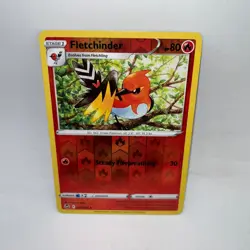 Fletchinder 028/195 Uncommon Silver Tempest Pokemon Reverse Holo Near Mint - Image 1