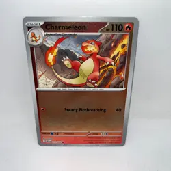 Charmeleon 012/094 Common Phantasmal Flames Pokemon Reverse Holo Near Mint - Image 1