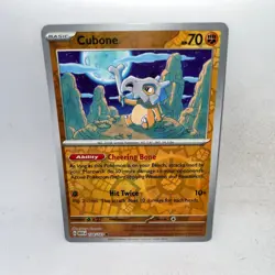 Cubone 104/165 Common 151 Pokemon Reverse Holo Near Mint - Image 1