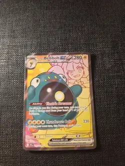 Pokemon TCG Iono's Bellibolt ex 172/193 Paldea Evolved UR FA Holo EN 280HP - Image 1