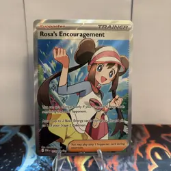 Rosa's Encouragement 114/088 Ultra Rare Perfect Order Pokemon NM Pack Fresh - Image 1