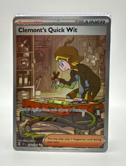 🔥Clemonts Quick Wit 243/191 Pokemon Surging Sparks Special Illustration Rare🔥 - Image 1