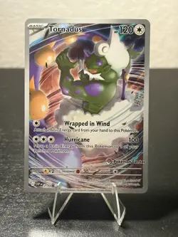 Pokemon TCG Tornadus Pokemon Center Stamp Promo SV210 Near mint - Image 1