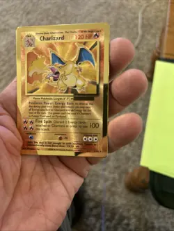 Pokemon Celebrations Charizard Gold Metal Card #4/102 - Image 3
