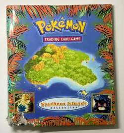 Old Pokemon Card Collection with Binder Southern Islands - Image 1
