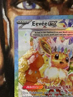 Eevee ex #174 Pokemon S&V English SPC Black Star Promo Card Holo English - NM/LP - Image 3