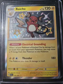 Raichu - 132/091 - Baby Shiny - Paldean Fates - Pokemon Card 169 - Image 1