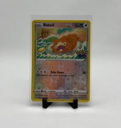 Bidoof (Peelable Ditto) 059/078 Pokemon GO Reverse Holo - Image 1