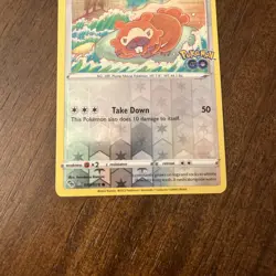 Bidoof (Peelable Ditto) 059/078 Pokemon GO Reverse Holo - Image 2