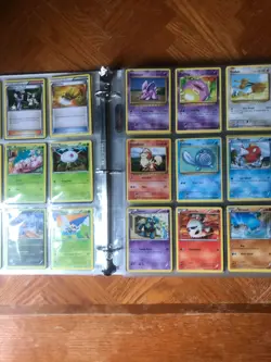 Pokemon card lot (270 cards) Vintage + newer cards (2006-2016 years) w/ binder - Image 2