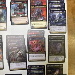 World Of Warcraft TCG Massive Death Knight Lot Full Of Rares And Best Cards - Image 4