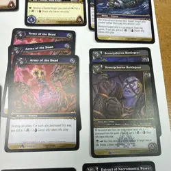 World Of Warcraft TCG Massive Death Knight Lot Full Of Rares And Best Cards - Image 5