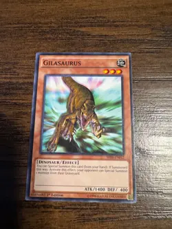 Gilasaurus SR04-EN012 Yu-Gi-Oh! Card Light Play 1st Edition Rare - Image 1