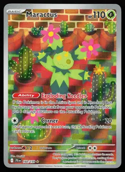 Maractus 160/159 Holo Illustration Rare Journey Together Pokemon Card - Image 1