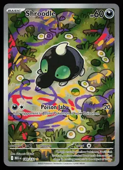 Shroodle 149/132 Illustration Rare Mega Evolution Pokemon Card - Image 1
